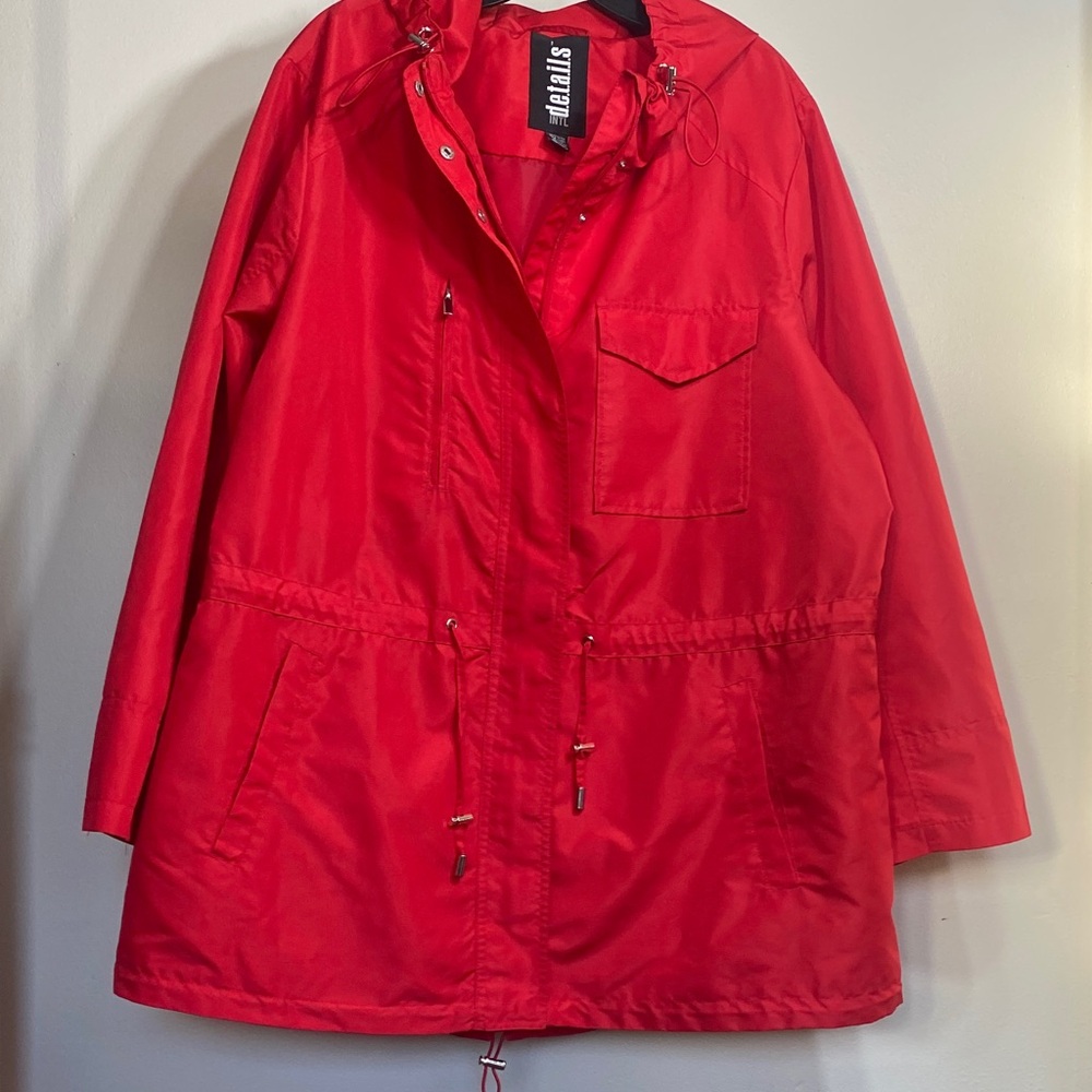 Tail Vibrant Red Utility Jacket